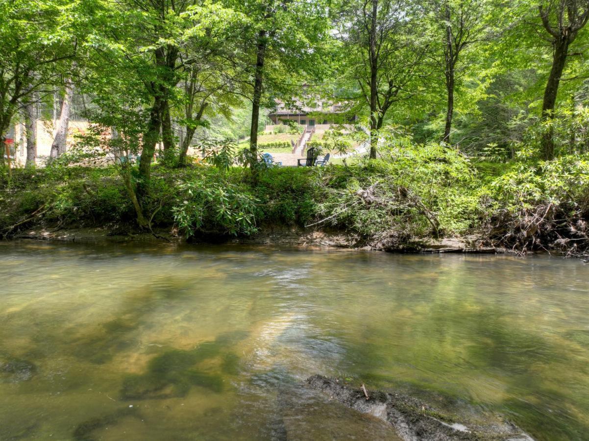 The Chariot - Creek Front With Hottub, Fire Pits, Billiards, Ev Charger - Sandalwood Stays Blue Ridge Buitenkant foto