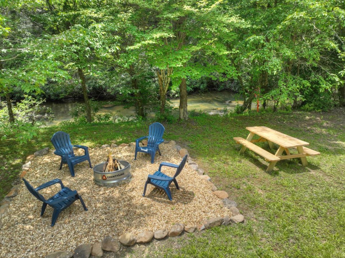The Chariot - Creek Front With Hottub, Fire Pits, Billiards, Ev Charger - Sandalwood Stays Blue Ridge Buitenkant foto